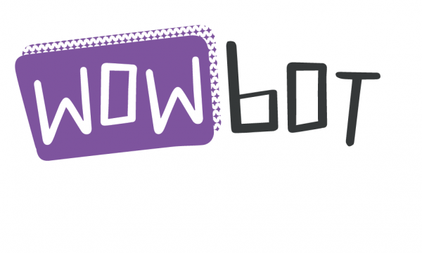 Et voilá: de Wowbot heeft ook een eigen logo. Met dank aan www.vuurrood.nl.