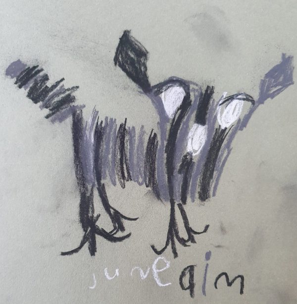 June (4) - the daughter of one of our clients - made us a drawing from one of our Tellmies. We love it! ?