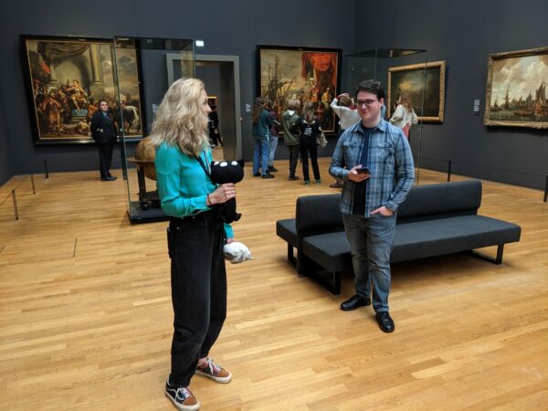 Audiotests in het Rijksmuseum (met Irma, Pim, Pom & Jochem).
